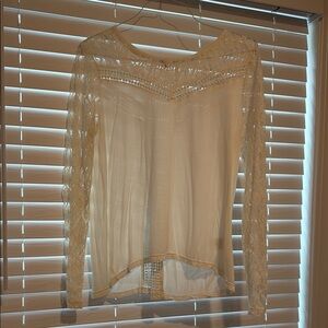 COPY - Elegant Cream Lace Women's Top